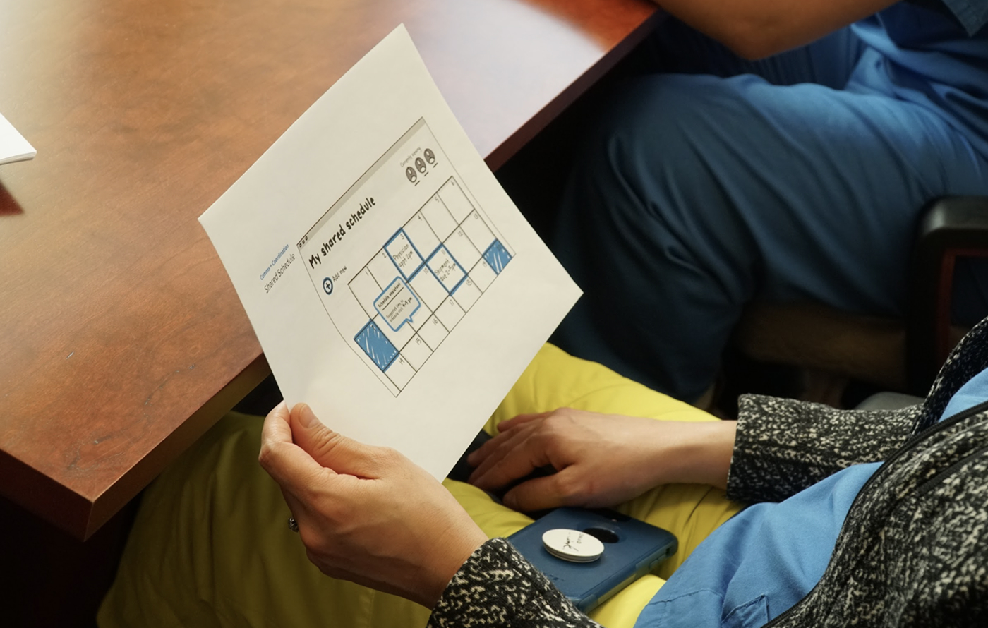 Nurse research during workshop