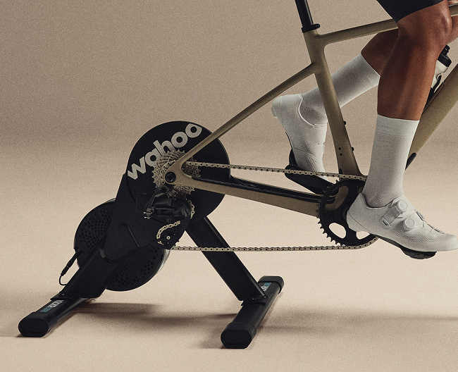 Indoor turbo trainer set up